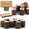 50 pièces Support carte table Rustique, Rustique Porte Menu en Bois, Stands Numéro Table Bois, Porte Nom Table Bois, Bois Naturel Support Photo Carte, Pour Les Fêtes, Mariages, Bureau, Maison