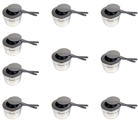 Chafing Dish Lot de 10 réchauffeurs à pâte combustible