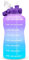 Sparrow Angel Tazza d'Acqua Sportiva Bottiglia d'Acqua con Paglia da 2 Litri Grande capacità Motivazionale preventivo marcatore di Forma Fisica (Capacity : 3.8L 128OZ, Color : PurpleA-Blue)