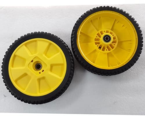 72-115 Roues de tondeuse à gazon pour John Deere 12SB 14SB 14SE 14PB JE75 JX75 AM115138 M111151 Roues de 8 pouces (lot de 2)