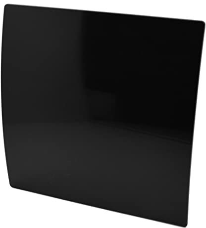 SolaDirect 4 in / 100 mm Bathroom Fan - Extractor Fan for Bathroom and Kitchen - IPX 4 - (Black Gloss - ESCUDO)