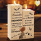 Welsky Geschenke für Freundin, Beste Freundin Geschenke Kerzenständer, Geburtstag Dankeschön Muttertag Weihnachten Hochzeit Geschenk für Sie Kollegen, Personalisierte Kerzenständer