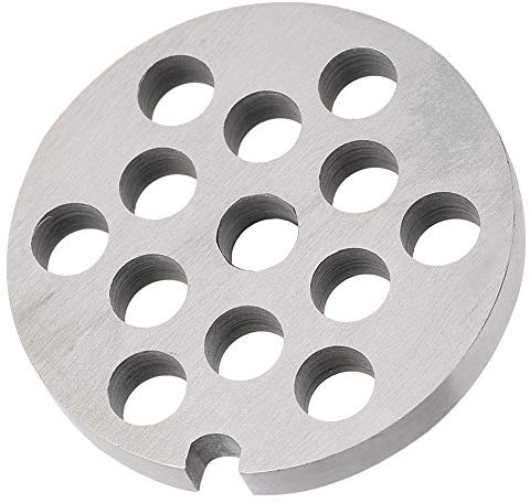 Kitchen Aid Placa de Molienda Discos de Picadora de Carne Universal Acero Inoxidable Picadora de Carne de Acero Inoxidable Cuchilla Placa de Picadora Disco Cuchillo Accesorios de (8 mm)