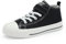 Casbeam Jungen Turnschuhe Kleine Kinder Schwarz Laufen Sport Canvas Schuhe Girs Leichte Atmungsaktive Schuhe High Top Casual Walking Schuhe 37 EU