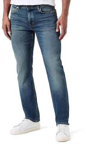 Marc O'Polo Herren Jeanshose mit Stretch-Anteil Regular Fit, Blau (Authentic Mid), W36/L36
