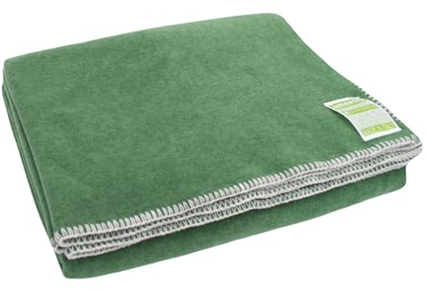 Zoeppritz since 1828 Smoothy Fleece-Decke – Flauschige Kuscheldecke aus Polarfleece - vegan – 140x190cm – 660 Jade