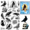 craspire Crow Clear Stamps Zaubertrank Wiederverwendbarer Poststempel Vintage Transparente Silikonstempelsiegel Für Die Erstellung von Tagebüchern Und Karten Dekorieren DIY Scrapbooking Filmrahmen