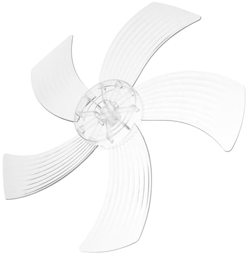HOMSFOU Ersatz-lüfterflügel Für Stehende Ventilatoren Transparente Kunststoffblätter Langlebig Und Temperaturbeständig Leise Im Betrieb Geeignet Für Tisch Und Standventilatoren