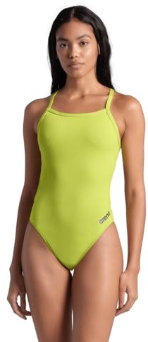 ARENA Damen Performance Women's Solid Team Challenge Swimsuit Badeanzug, Grün-Soft Green, 36