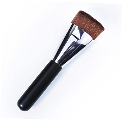 HONMEET Cheveux Gros Pinceaux Cosmétiques Manche En Plastique Pinceaux De Maquillage Professionnel Poudre Fond De Teint Brosse Outils De Maquillage Pour Les Femmes