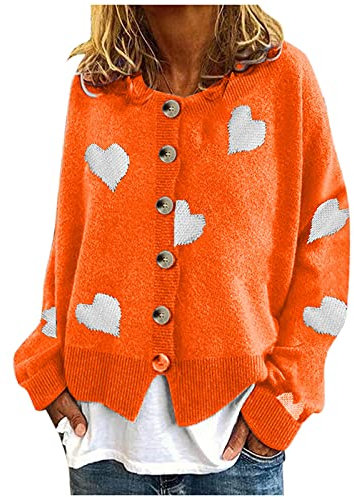 SKTIISN Strickjacke Damen Cardigan Longstrickjacke Damen große größen Strand Cardigan Strickjacke Oktoberfest Damen gestreiftes Pullunder Cardigan Damen lang Winter Strickjacke Damen kurz