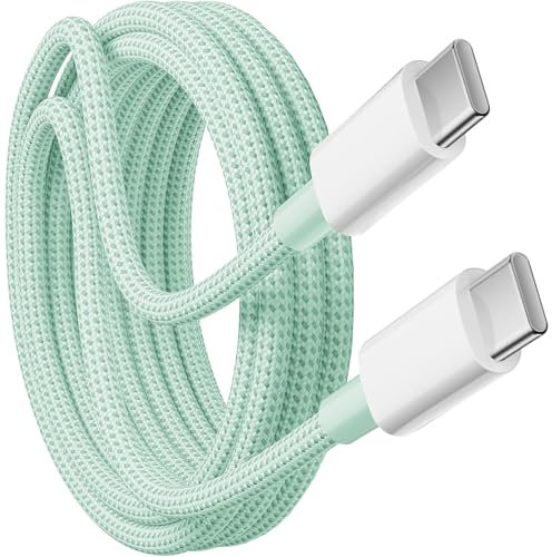 KP TECHNOLOGY 60W Fast Charger Cable for Nothing Phone (3) / CMF Phone 2 Pro / (3a) / (3a) Pro / (2a) / (2a) Plus/CMF 1 / (2) / (1), USB C to C Charging Cable (GREEN, 1M)