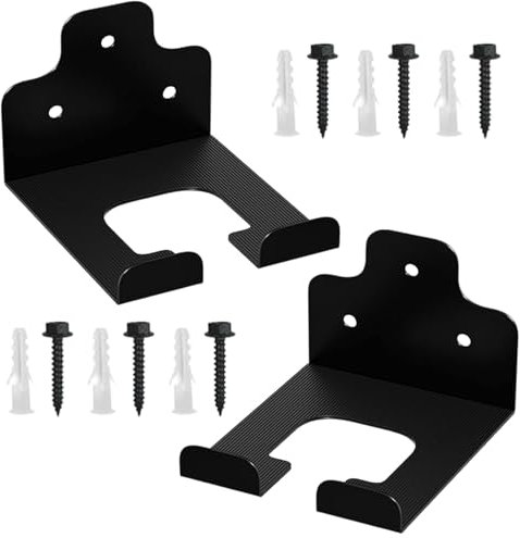Ghjkldha Multi-Purpose Trimmer Rack for Garage Organization, Heavy Duty Wall Mounted Storage for Hedge Trimmers, Rustproof Hooks for Quick Access and Efficient Storage in Your Workshop or Shed