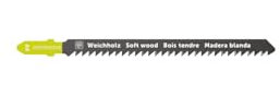 FEIN Lama per seghetto alternativo F-IRON Jig 26 AS per legno CV 90 T3 SW SC. Per legno, legno tenero, legno da costruzione, piani cucine, compensato, multiplex, listellare, MDF, truciolato. Cf.5 pz.