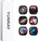 YUNRAY Galaxy Projector Disc Set, 6 Ultra HD Slides for Realistic Starry Sky & Nebula Projection, Compatible with Galaxy Projector Pro and Slot-Type Models (SKE-TKQ01 & BL-DQY02)
