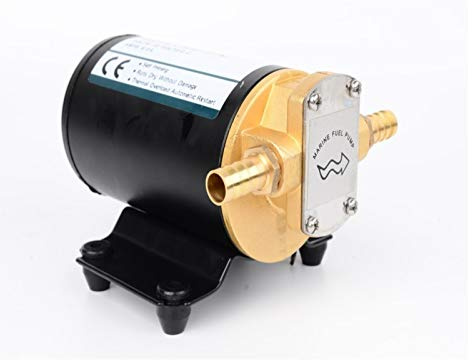 Large Flow DC Gear Oil Pump 12V 24V 14L/min Self-Priming Pump Diesel Pump for Lubricating Oil Engine Oil(OneColor)