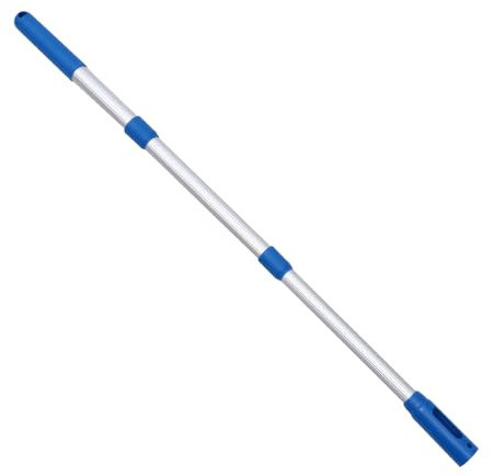 Toyvian Teleskopstange für Poolreinigung 3 Stück aus Aluminium Verstellbar 85cm Skimmer Rettungsstab für Schwimmbäder und Teiche