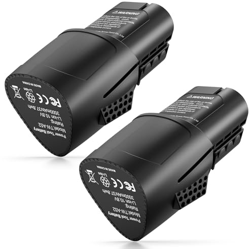 2 Stück 3,5Ah Ersatz Akku für Stihl GTA 26 / HSA 26 Akku Gehölzschneider, ASUNCELL 10.8V Ersatz-Batterie kompatibel mit HSA30 HSA40 SEA20 FSA30 RCA20 ASA20 BGA30 KOA20 Elektrowerkzeuge AS2