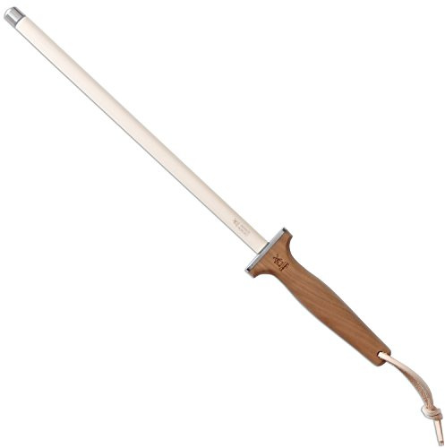 Windmühlenmesser Wetzstab Corundin® 30 cm Kirsche