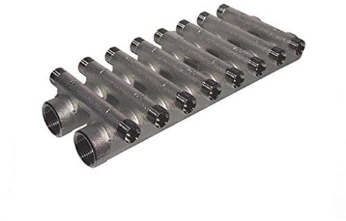Collettore Compatto 8 Vie In Ottone 3/4 X 1/2 Tiemme