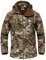 SZAWSL Veste militaire imperméable en softshell pour homme avec doublure en polaire, Camouflage, Veste tactique,XL,CP