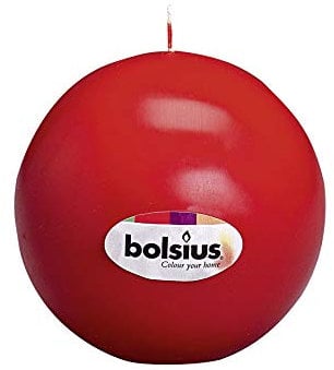 Bolsius Kugelkerze Ø 7cm rot - Kerze - Dekoration - Unparfümiert