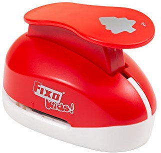 Fester Motivstanzer, Weihnachtsbaum, Jumbo, Rot