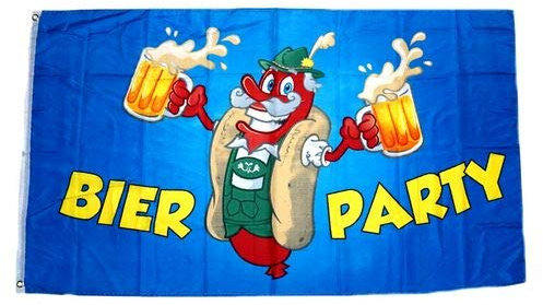 Fahne/Flagge Bier Party 90 x 150 cm