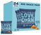 LOVE CORN Sea Salt | Delicious Crunchy Corn Snack | 24 x 20 bags | Low Sugar, Gluten Free, Vegan