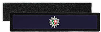 Copytec Patch Namens-Schild Polizei NRW Streifen personalisiert mit Namen für die Uniform #35918