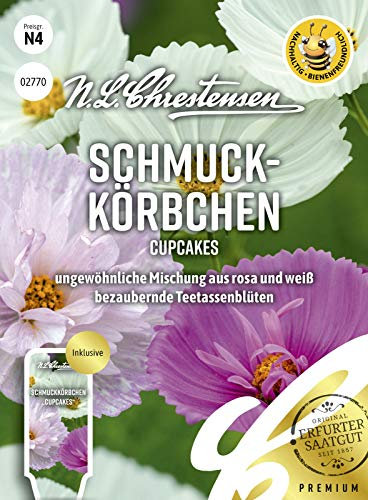 Blumensamen Schmuckkörbchen Cupcakes, Blumenmischung zur Aussaat vom Saatgut Experten N.L. Chrestensen