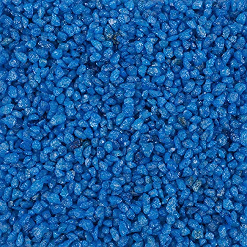 DEKOMARKET Granulato decorativo, 2-3 mm, piccole pietre decorative, 0,5 kg (blu)