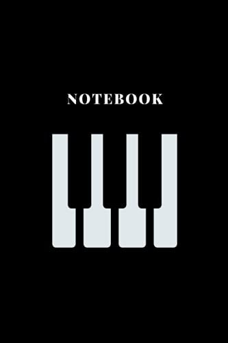 Keyboard Diary | Journal | Notebook 141 Pages (6 x 9 ): Printed 141 unruled pages paperback notebook