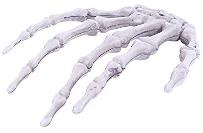 JIHUOO 2 Stücke Halloween Knochen Haarspangen Skelett Haarclips Haarklammer Haarschmuck Karneval Fasching Kostüm für Mädchen Damen