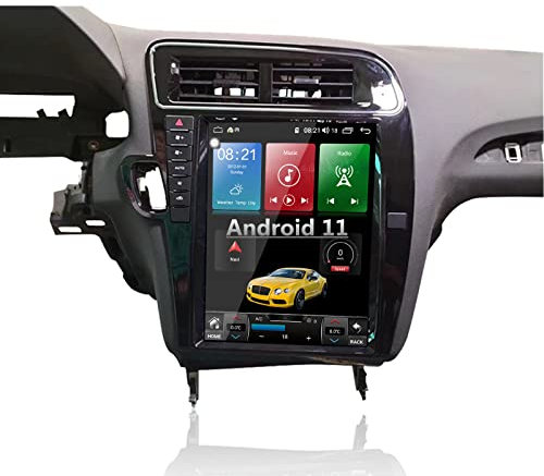 MOOKAKA Tesla Radio Android 11 Autoradio 2 DIN Navegación GPS para Audi Q5 2009-2016 Reproductor Multimedia Unidad Principal 12.1 Pulgadas Soporte de Pantalla Vertical Inalámbrico Carplay DSP