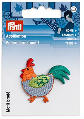 Prym 924304 Applikation Huhn blau/orange