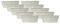 vhbw 10x Panno sostituisce Vileda 161717 per Scopa a Vapore - Microfibra, Bianco/Grigio
