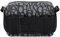Armani Exchange Women's Logo Placket Top Zip Crossbody Bag Camera case, Beige/Black