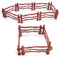 HAOBIN 50 StüCk Mini Pferd Corral Zaun Fence Set ZubehöR Zaun Bauernhof Koppel Fechten ZubehöR Kunststoff Farm Zaun ZäUne Bauernhof Mini Kunststoff Gartenzaun Bauernhoftiere Diy Dekorationsbedarf