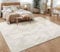 Paco Home Teppich Wohnzimmer Schlafzimmer Kurzflor Skandinavisches Boho Muster Geometrisch Rauten Motiv Einfarbig Weich Modern, Grösse:60x100 cm, Farbe:Creme 2