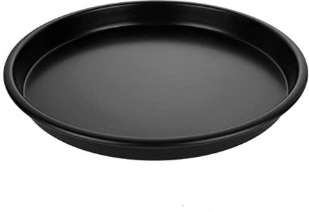 ASelected Pizza Pan, Non Stick Dishwasher Safe Pan, Round Pizza Tray for Oven, Aluminium Alloy Pizza Oven Tray for Baking Oven Applicable (10 Inches), Black