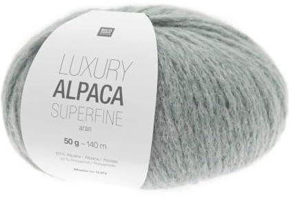 LUXURY ALPACA Superfine Aran Strickgarn. Rico Design