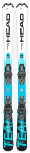 HEAD Supershape Team EASY JRS Kinder Ski mit JRS 4.5 Bindung Collection 2023/24 (117 cm)
