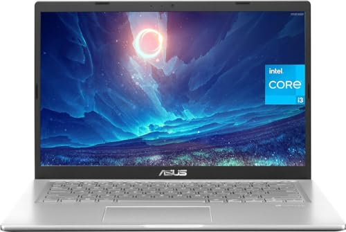 ASUS Vivobook Ordinateur portable 14 pour étudiants Business 2023, processeur Intel Core i3-1115G4, 16 Go de RAM, 512 Go SSD, Intel UHD Graphics 770, WiFi, Bluetooth, Webcam, Windows 11 Home