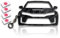 FORTILLO Porte-clés en fibre de carbone fait à la main compatible avec Civic Type R (2022+ FL5), 2022+ | Fl5, Medium