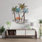 Art Mural Tropical, Décoration Murale de Palmier en Métal, Art en Métal Naturel, Signe de Palmier 3D, Décorations Suspendues Pour Intérieur Et Extérieur Jardin Chambre À Coucher(Size:23.6IN/60cm)
