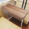 YLLSMGS Tables pour Camping-Car Pivote à 360 Degrés Amovible Réglable Accessoires Ponton Camion Camping-Car Caravane de Voyage(Brown)