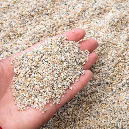 Natural Colour Silica Sand - COARSE Grain 1mm-2mm | Ideal for Aquariums, Arts and Crafts, and Gardening Soil (3KG)