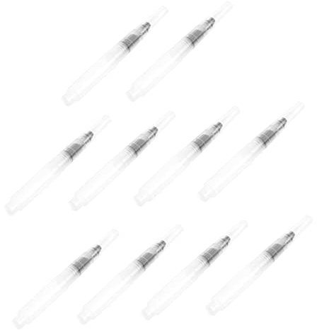SEWACC 10stücke Wasserfarben Pinselstifte Mittelspitze Für Wasserlösliche Buntstifte Und Aquarellfarben Für Künstler Schüler Und Hobbyisten Präzise Farbkontrolle Und Gleichmäßige