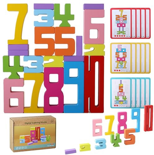 LETTERASHQP Stapelturm Baby Stapelturm Holz Stapelspiel Sortierspiel Steckspiel Holz Shape Sorter Stapelspielzeug Stapelturm Holzspielzeug Motorikspielzeug Geschenk für Mädchen Junge ab 1 2 3 Jahr